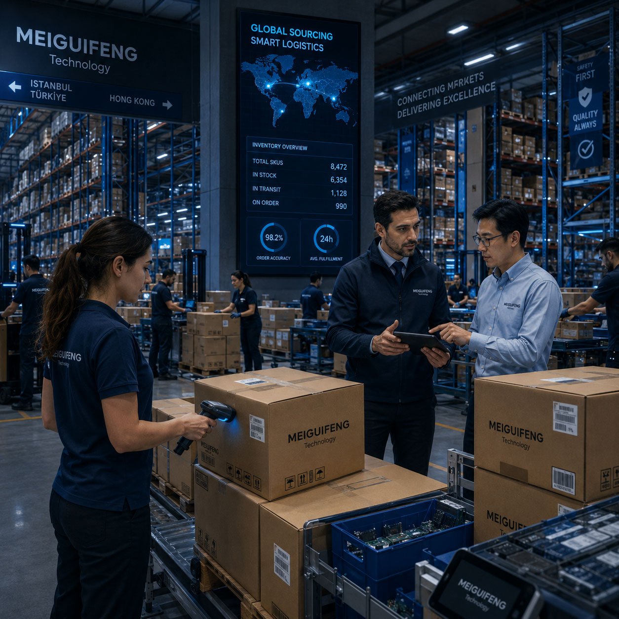 Meiguifeng Technology warehouse and logistics operations